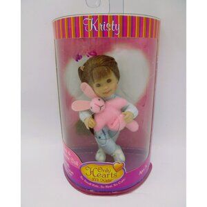 Only Hearts Club Little Sister Kristy Doll Pink Bunny Soft & Poseable NEW